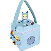 Annmore Carrying Case for Toniebox, Storage Organizer for Audio Player and Figures, Compatible with Version 1 and 2 (Blue)