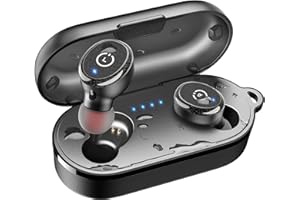 TOZO T10 Bluetooth 5.3 Wireless Earbuds with Wireless Charging Case IPX8 Waterproof Stereo Headphones in Ear Built in Mic Hea