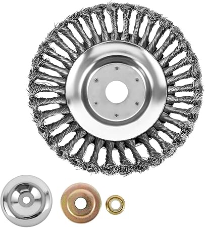 wire brush weed trimmer head