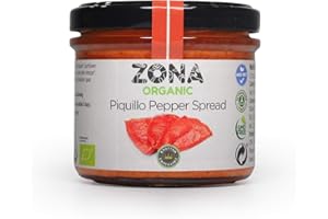 KHAYYAN Zona Organic Spanish Piquillo Pepper Spread, 3.9 oz (Pack of 1)