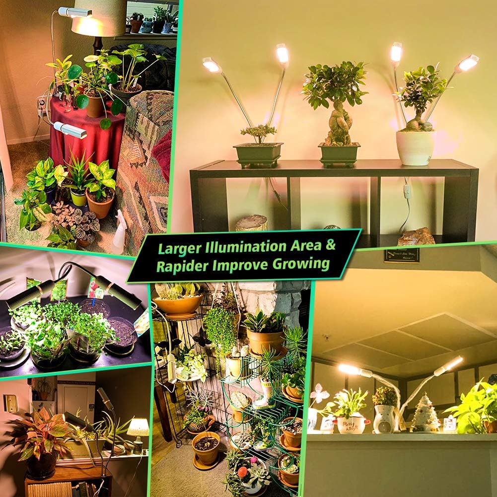 LED Grow Light for Indoor Plant, Relassy 15000Lux Sunlike ...