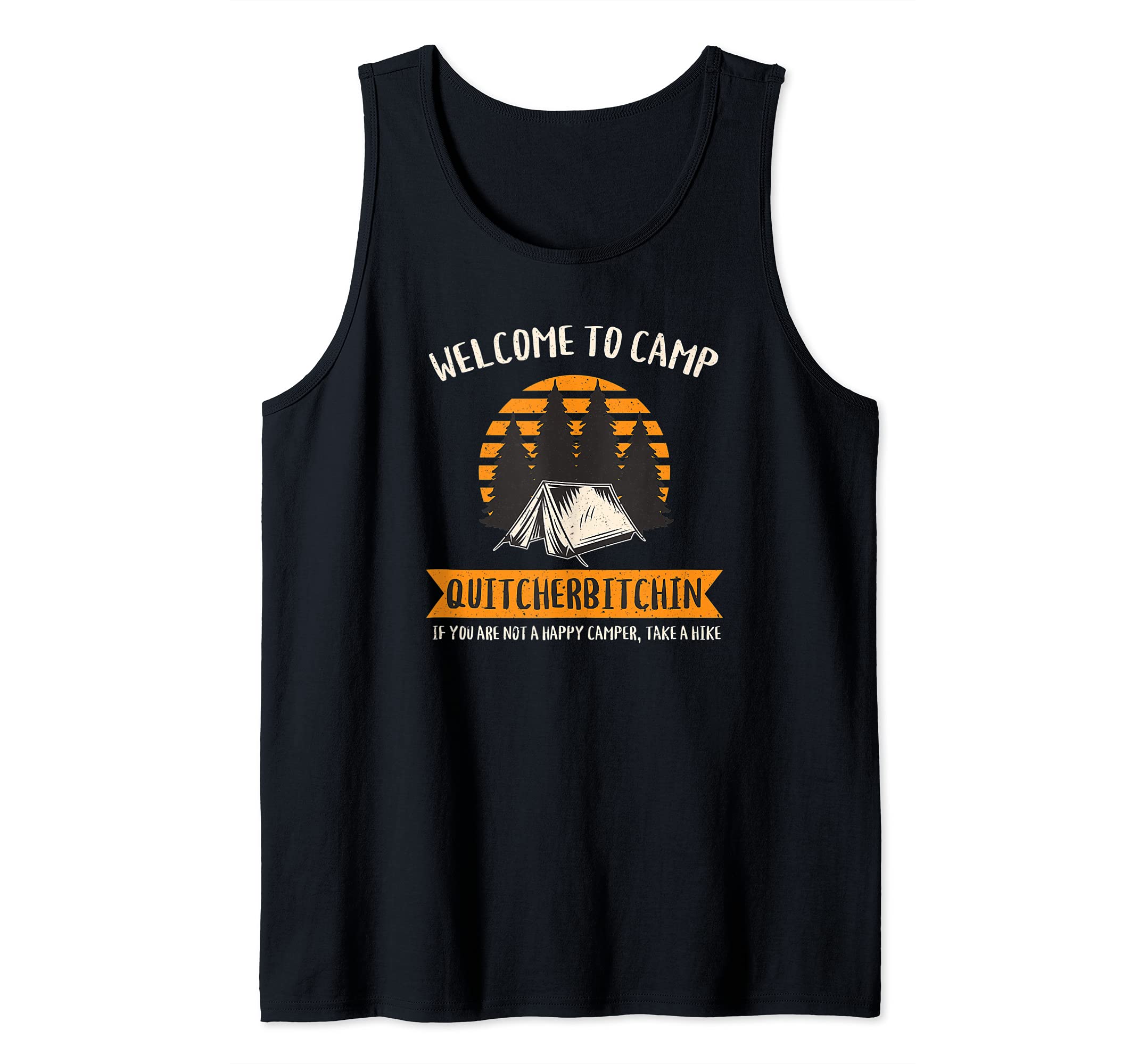 Camping Welcome To Camp Fun Summer Hiking Climbing Gear Tank Top