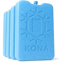 Kona Blue Ice Large Ice Packs For Coolers - Long Lasting Design Refreezable Reusable Cooler Ice Pack 2