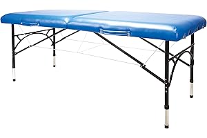 3B Scientific W60610MB Aluminum Portable Table, Blue