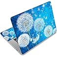 Laptop Skin Sticker Decal,12" 13" 13.3" 14" 15" 15.4" 15.6" Laptop Skin Sticker Protector Cover for Toshiba Hp Samsung Dell Apple Acer Leonovo Sony Asus Laptop Notebook (Dandelion)