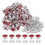 HARFINGTON 100PCS Grommets Eyelets 1/5 Inch