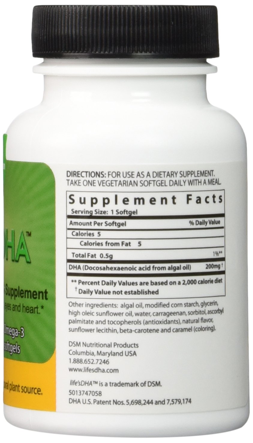 NEW Martek Life's DHA Omega3 200mg DHA 60 allvegetarian softgels (Pack 4) Buy Online in UAE