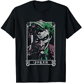 DC Comics Batman The Joker Tarot Card Vintage Portrait T-Shirt