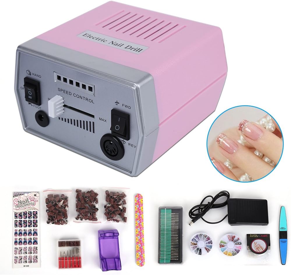 Professional Nail Drill Machine,30000RPM Manicure Pedicure Machine Tool Kit,DIY Tool(Ship from USA)