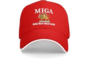 bamgen Make Iran Great Again Hat Miga Hat Trucker Cap for Men Women Black P37