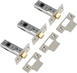 Yale Tubular Mortice Latch 64mm Chrome 3 Pack 3PM888CH2