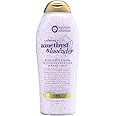 OGX Calming + Amethyst & Lavender Body Scrub & Wash, Gently Exfoliating, 19.5 fl oz