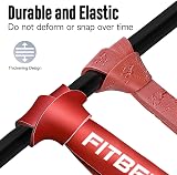 FitBeast Pull Up Bands Set 2 Levels Yellow Red 5-15 & 15-35 LBS view 3