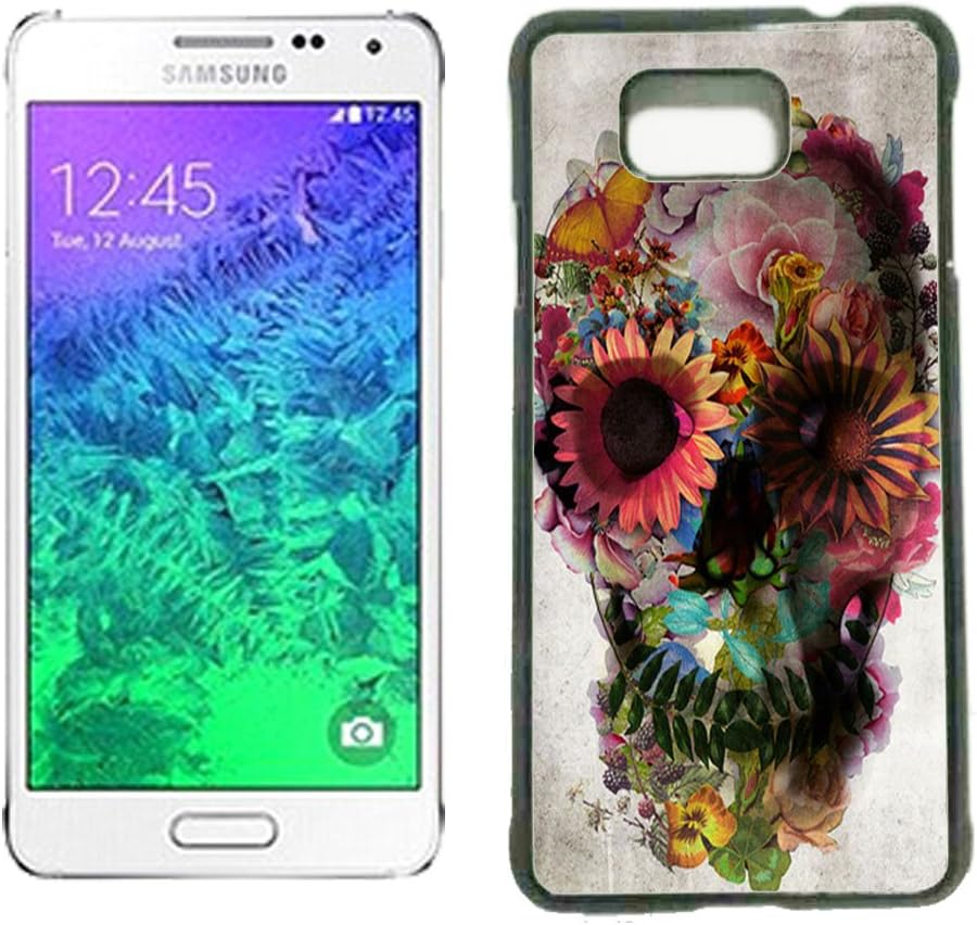 Hard Case Cover for Samsung Galaxy Alpha ( Skull Tattoo Partterned)