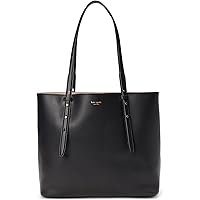 kate spade 黒 レザートートバッグ Amazon.com: kate spade new york Suite Crossgrain Leather