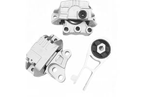 YLLHAOYUAN Engine Motor Mount Set 3Pcs Compatible with 2015-2019 2020 Je-ep Renegade 2016 2017 2018 F-iat 500X 2.4L L4 2017-2020 Compass 2015-2020 Ram Promaster City 68363756AA 68258599AA 68363755AA
