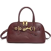 Mewpurrs Small Genuine Leather Crossbody Bags for Women Top Handle Satchel Shoulder Purse Handbags