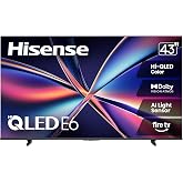 Hisense 43" E6 Cinema Series Hi-QLED 4K UHD Smart Fire TV (43E6QF) - AI Light Sensor, Dolby Vision &middot; Atmos, Voice Remote with Alexa, Motion Rate 120, HDR 10+ Adaptive, Game Mode Plus