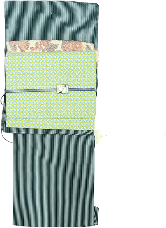 Amazon Co Jp ｍ袷作家ステンドグラス帯留め５点セット江戸小紋洗える着物セット袷洗える着物 コーデュロイ綿九寸名古屋帯 洗えるゴブラン柄 帯揚げ 加賀三分紐 作家ステンドグラス帯留め 服 ファッション小物
