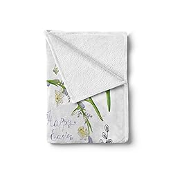 Ambesonne Cranes Throw Blanket, Sandhill Birds in