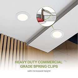 ASD Fire Rated Recessed Light 4 Inch, 5 Colors