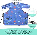 PewinGo Weaning Bib Full Cover High Chair Blue 6-30 Months view 4