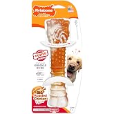 Nylabone Power Chew Textured Bone Dog Toy, Roasted Chicken Flavor, X-Large | Durable chew toys, limited edition, long lasting, discourages destructive chewing, teeth-cleaning textures, for dogs 50+ lbs