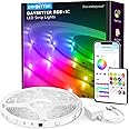 DAYBETTER 100ft Smart IC LED Strip Lights, BGRIC LED Lights for Bedroom, DIY Multiple Colors on One Line, App Control Color Changing Strip Lighting Music Sync Home Decor(1 Roll)