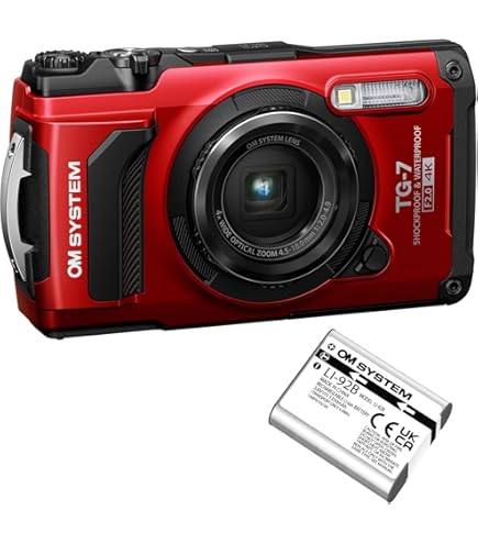 Amazon.com : OM SYSTEM Tough TG-7 Digital Camera (Black) +