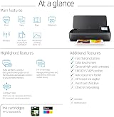 HP OfficeJet 250 Mobile Printer Black and White - 10-Page ADF Build-in Battery view 7