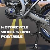 JFG RACING Motorcycle Rear Wheel Stand Foldable Paddock Stand Black view 7