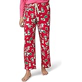 HUE womens Sleep and Lounge Pajama Separates, Christmas and Holiday Collection