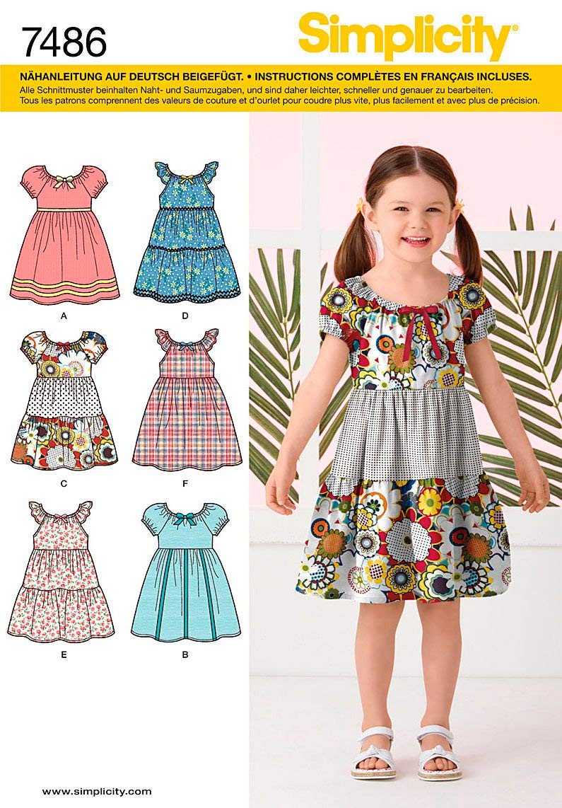 Simplicity Pattern 7486 A Clothes for Children 3 - Size 8