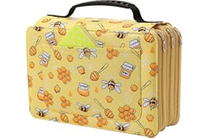 Lbxgap 102 Slots Large Capacity Marker Case Lipstick Organizer with Handy Wrap Portable Multilayer Holder for Prismacolor Marker, Touch Spectrum Noir Paint Sharpie Marker