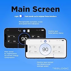 Teslogic v2: Mobile Instrument Cluster with