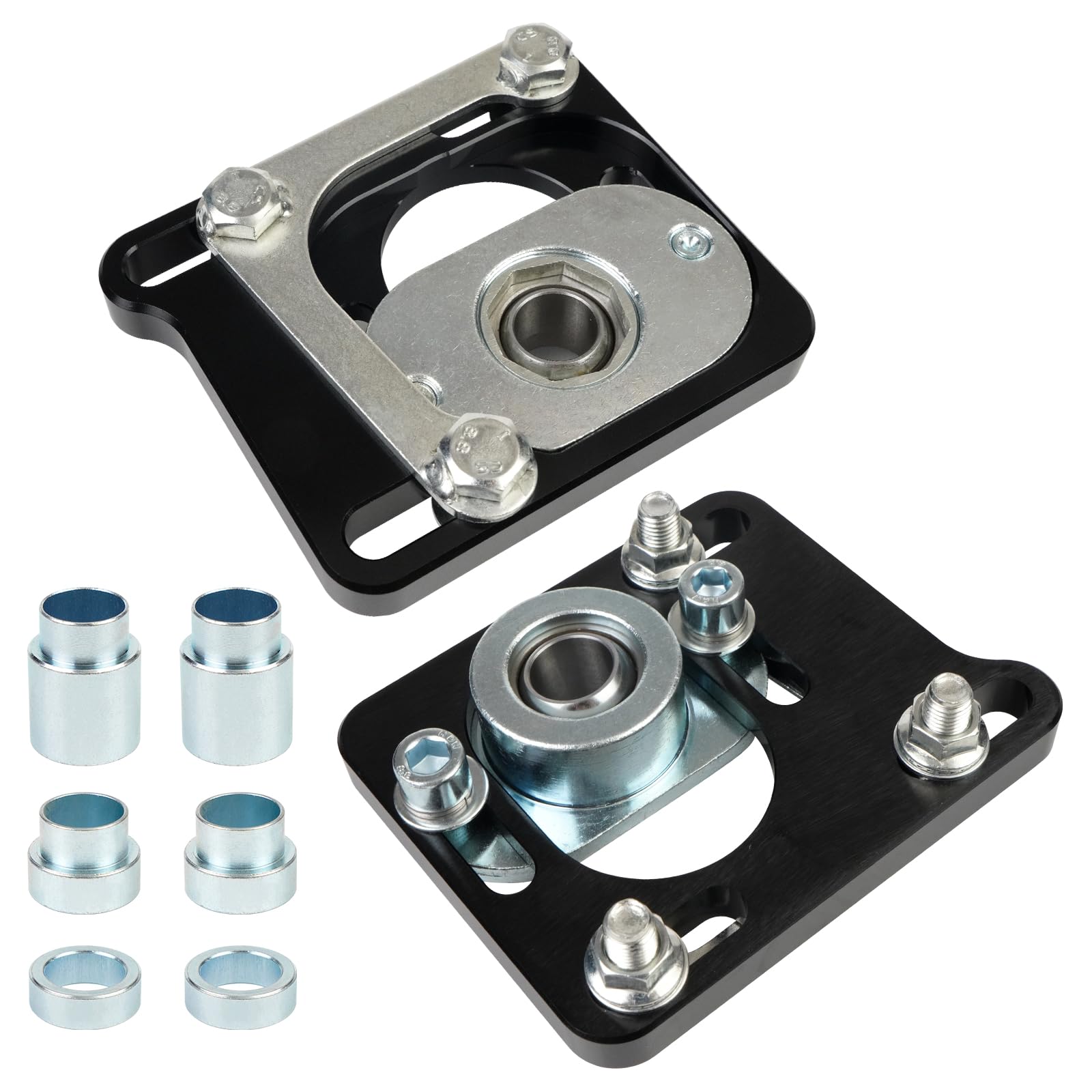 Photo 1 of (only one)(no pair) HTRACING 2 Pcs Caster Camber Plates Compatible with Ford Mustang 1994 1995 1996 1997 1998 1999 2000 2001 2002