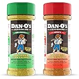 Dan-O's Seasoning Starter Pack - All Natural, Low Sodium, No Sugar, No MSG - Two (2) 3.5 oz Bottles