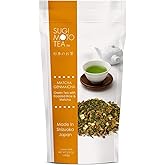 SUGIMOTO TEA Japanese Genmaicha with Matcha Green Tea Loose Leaf 3.5 oz (100 g)