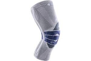 Bauerfeind - GenuTrain P3 - Patella Knee Support - for Misalignment of The Kneecap - Right Knee - Size 6 - Color Titanium
