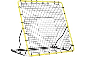 KuiBonu Volleyball Rebounder Net - Adjustable Soccer Rebounder with Robust Steel Frame & PE Netting, Easy Setup Versatile Rebounder Net for Volleyball, Soccer, Baseball and More