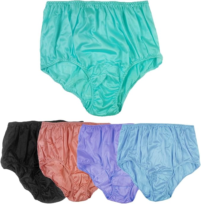 BBF01 Lots 5 pcs Wholesale Nylon Panties for Women Panty Briefs