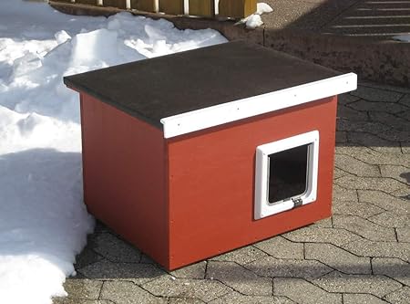 cat house with cat flap