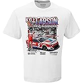 Checkered Flag Sports Kyle Larson 2024 Sonoma Race Win T-Shirt White, Black