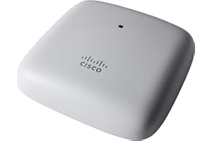 Cisco Systems Business 140AC Wi-Fi Access Point, 802.11ac, 2x2, 1 GbE Port, Ceiling Mount, Limited Lifetime Protection (CBW14