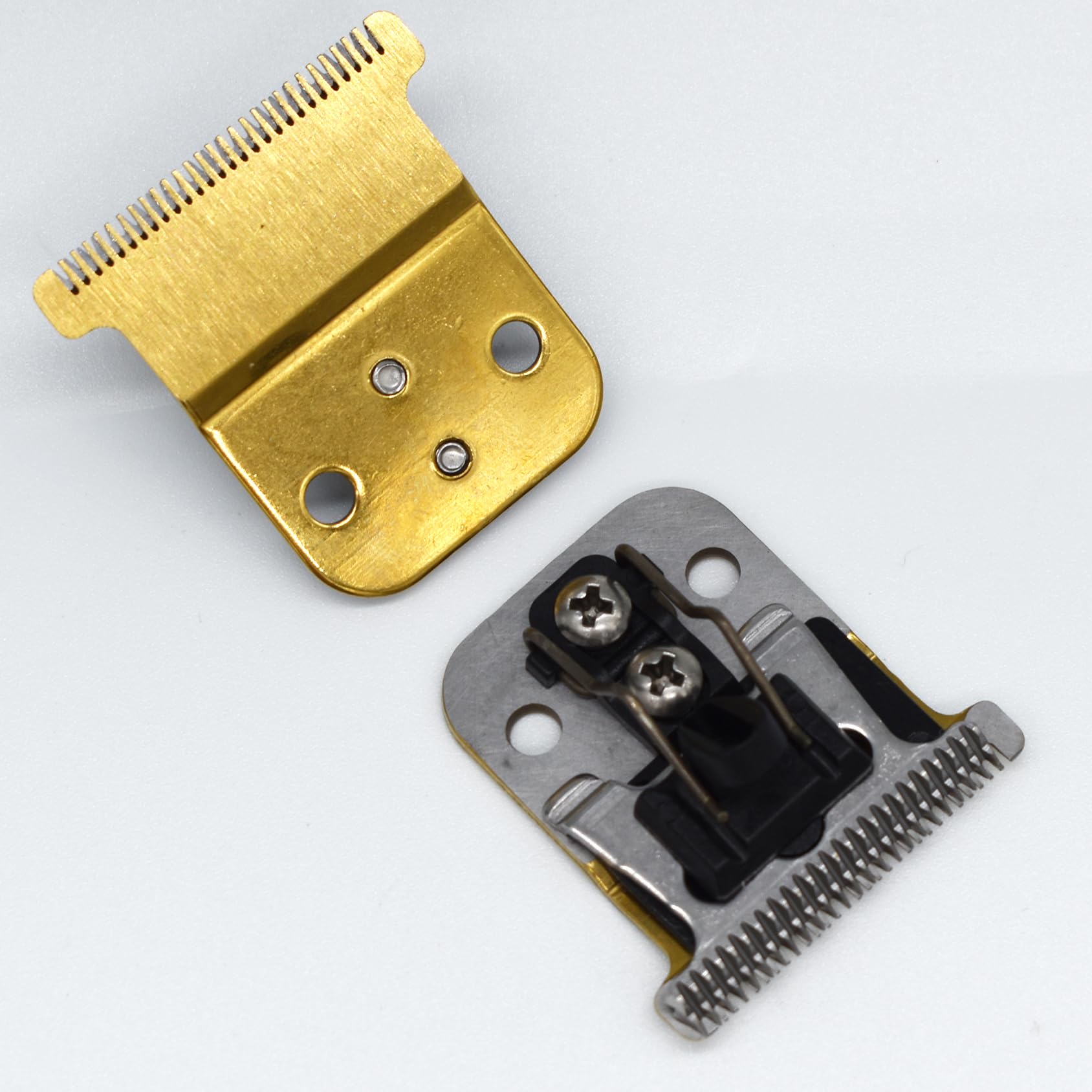 AIRERA Pro Li Trimmer Replacement T Blade #32105 - D7#32655 D8#32400 Carbon Steel Blade, Compatible with Andis D8 Slimline Pro Li Hair Trimmer (Gold)