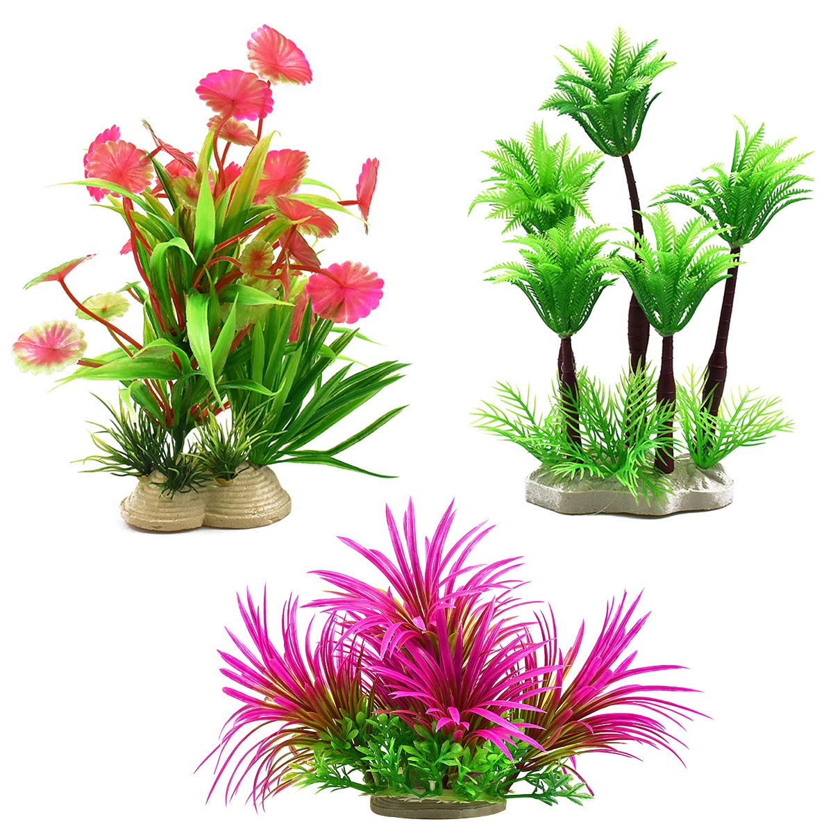 fish tank plastic plants