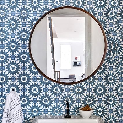 HLWJXS Espejo, Cuarto de Baño, Montado en la Pared, Espejo de