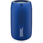 Bluetooth Speaker,MusiBaby Speaker,Outdoor, Portable,Waterproof, Speakers Bluetooth Wireless,Dual Pairing, Bluetooth 5.0,Loud Stereo,Booming Bass,1500 Mins Playtime for Home&Party Speaker Gifts(Blue)