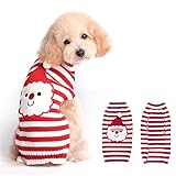 BOBIBI Dog Sweater Christmas Santa Pet Cat Winter