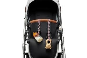 SMACK FUN Toy Straps for Baby - Keep Toy, Bottle & Pacifier Off The Floor - Great for Stroller, High Chair and Car Seat - 2-Pack